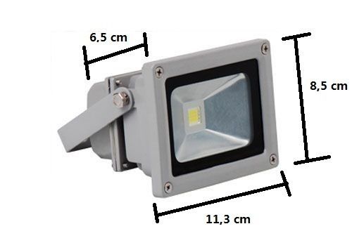 Refletor 10W Holofote De Led Prova D' Água Ip65