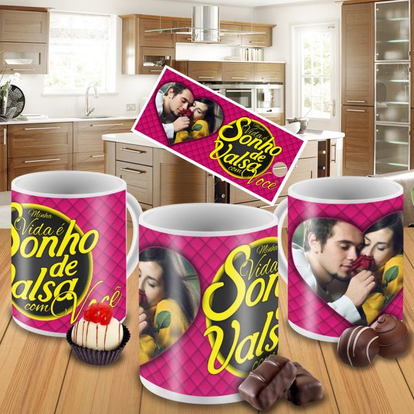Caneca personalizada CHOCOLATE SONHO DE VALSA