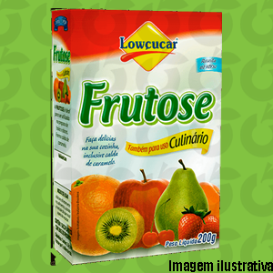 Frutose 200 Gramas Lowçúcar