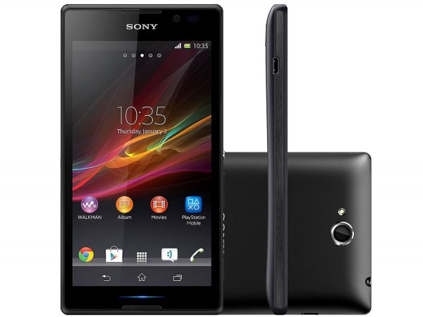 Sony Xperia C Dual Preto