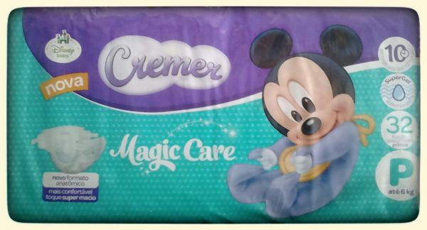 Fralda Cremer Magic Care Tamanho P - 32 UND