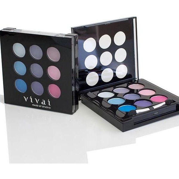 Paleta Com 9 Sombras Foscas Vivai-all Day