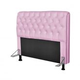 Cabeceira King Paris 195 Veludo Rose 2300 SR Cabec