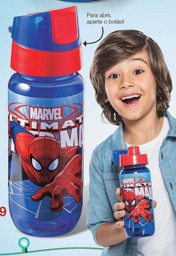 Garrafa Clic Homem-Aranha