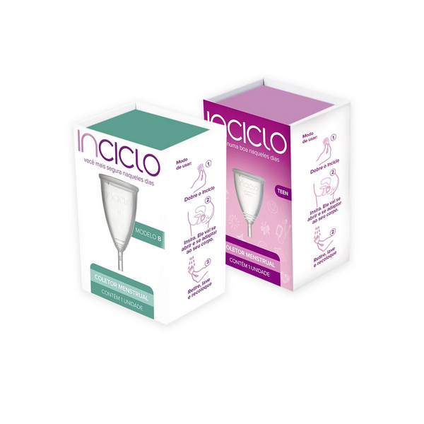 Inciclo - Tamanho B + Teen - Kit com 1 unidade tamanho B + 1 unidade tamanho Teen
