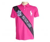Camisa Polo Ralph Lauren Pink e Preto