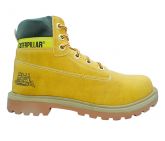 Bota Coturno Caterpillar Couro Sintético Caramelo
