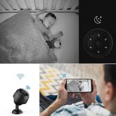 Mini Câmera Espiã A9 Com Visão Noturna HD 1080p Sensor De Presença Wifi Grava Em Cartão de Memória