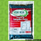 Semente de Gergelim Preto 100 Gramas Vida Boa
