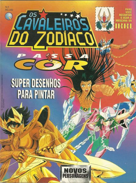 Os cavaleiros do zodíaco -Passa a cor