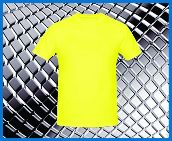 camiseta amarela personalizada