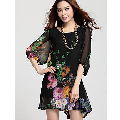 Moda Luxo: Vestido Chifon, de Ótima Qualidade. Frete Grátis.