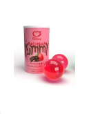 Bolinha Beijável Yummy Morango com Chocoltate 2 unidades