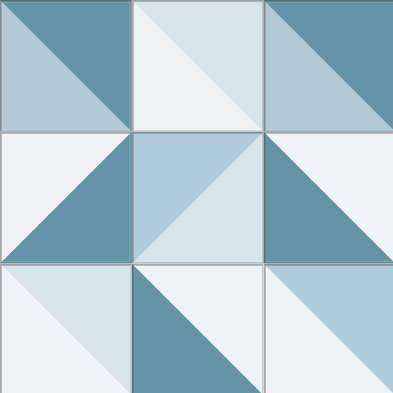 .Adesivo Azulejo Hidráulico Triângulos Suaves - Azulejo 131