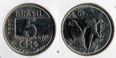 V430 - 5 Cruzeiros  Reais 1993 - Arara