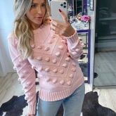Blusa em tricot Rose tamanho único