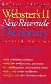 Webster's II New Riverside Dictionary - Revised Edition