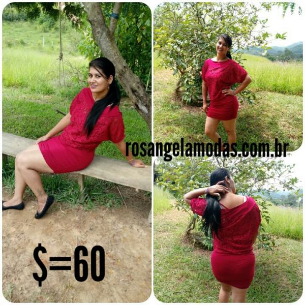 vestido de renda