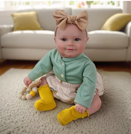 Bebê Boneca Reborn Realista Fofinha Corpinho Siliconado Pode Dar Banho