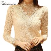Blusa Feminina Primavera Alta Qualidade Manga Longa Uninice