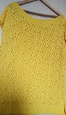 Blusa de linha  Amarela nova GG