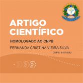 ARTIGO CIENTÍFICO HOMOGADO CNPB - FERNANDA CRISTINA VIEIRA SILVA
