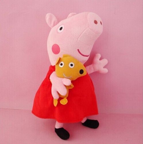 Embalagem e remessa grátis Peppa Pig Porco George Brinquedo De Pelúcia Bonecos De Pelúcia .