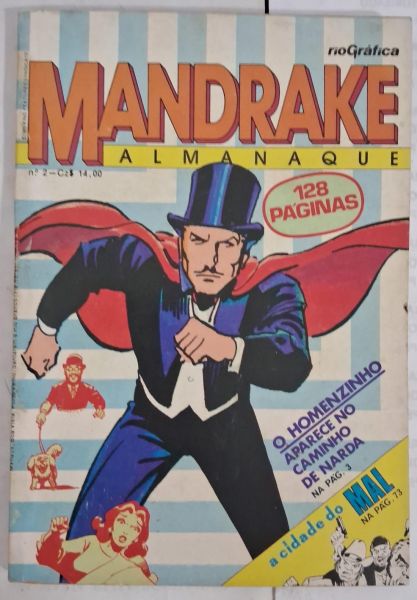 Gibi Mandrake Almanaque 02 RGE O homenzinho Gibi antigo