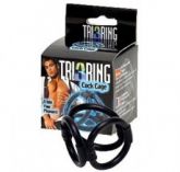 Anel peniano triplo - TRI RING COCK CAGE - SEVENCREATION