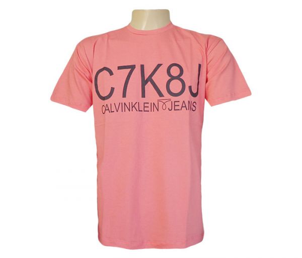 Camisa Calvin Klein Salmão