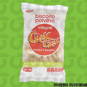 Biscoito Polvilho de Linhaça e Gergelim 50g Crek Crek