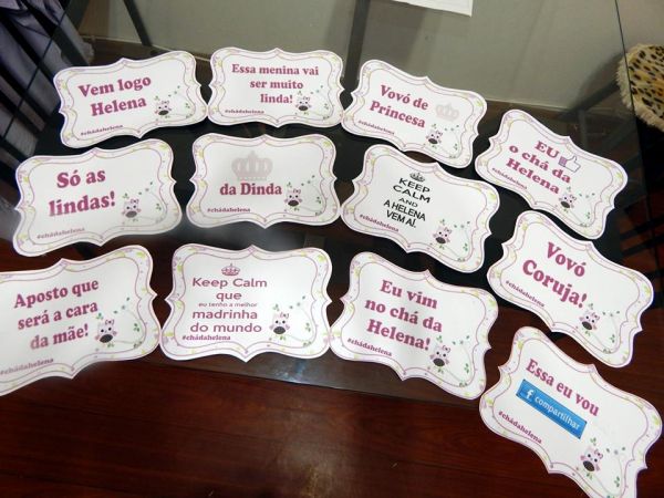 Plaquinhas Divertidas 14x21 fosco