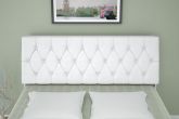 Painel Capitone Queen para Cabec Isis F86 Branco 08 Framar