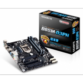 Placa Mae Gigabyte Core i3 i5 i7 1150 Aud Vid LAN µATX GA-B85M-D3PH-CX