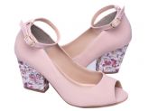 Sapato Peep Toe Feminino (Ref: SM33.557A)