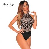 Body Bordado Transparente (Importado)