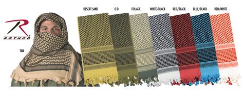 Shemagh Tactical Desert Scarf (Five Pack) 5 peça KIT