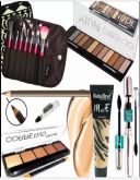 Kit Maquiagem Completo P/ Maleta Ruby Rose Base 7 Pincéis