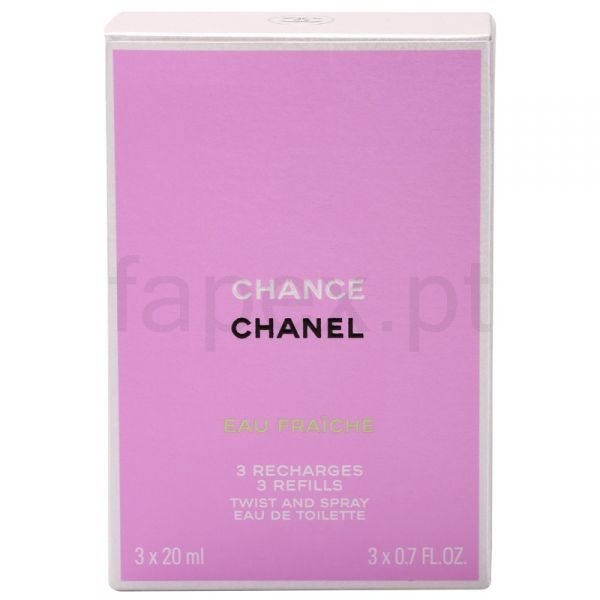 CHANEL CHANCE EDT FEM 3X20ML COD 867685