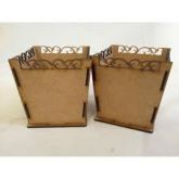 Cachepot Baixo para Festa em MDF 3mm