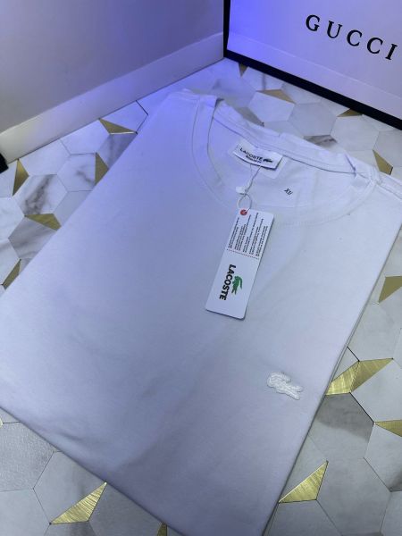 Camiseta casual Lacoste Branca