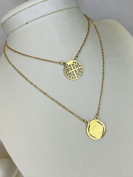 escapulário de aço inoxidável