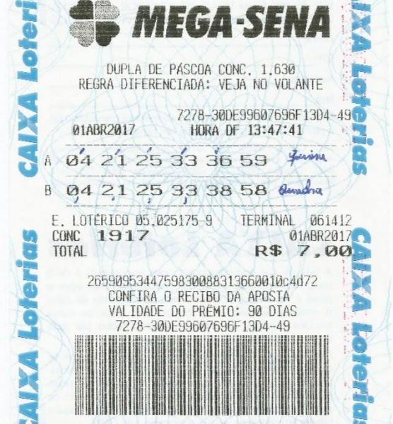 Planilha MEGA-SENA com 10 dezenas em 10 apostas 4, 5 ou 6 pontos 100%