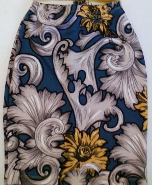 Saia estampada
