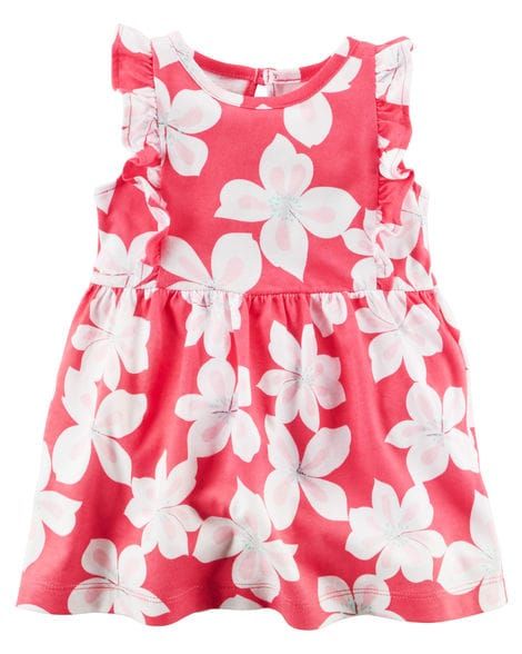 FB1231- Carter's Vestido Floral Jersey 18M (12-18meses)
