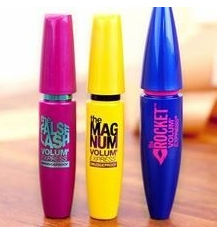 Kit com 3 máscaras de cílios Maybelline