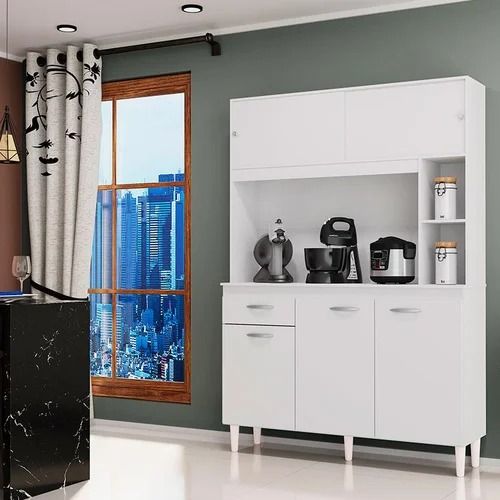 A882.Kit Cozinha Duda 120 5P1G Branco Poquema