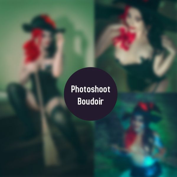 3x Prints 10x15 - Harley Witch Boudoir