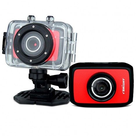 SPORT CAM 5.0MP RED BRIGHT