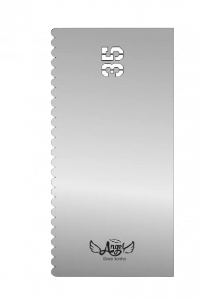 Espátula Decorativa para Bolo Nº35 Angel 1un